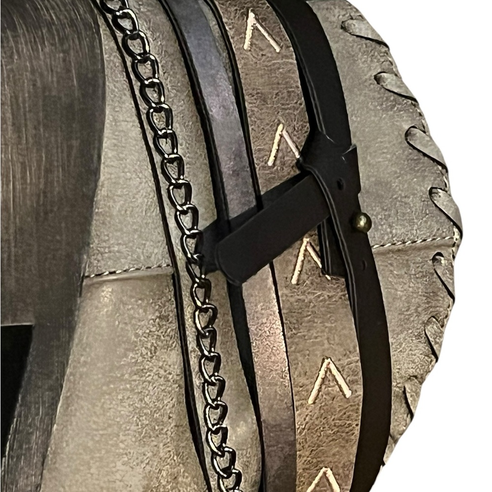 Gray Ankle Boots - Picture 7 of 12